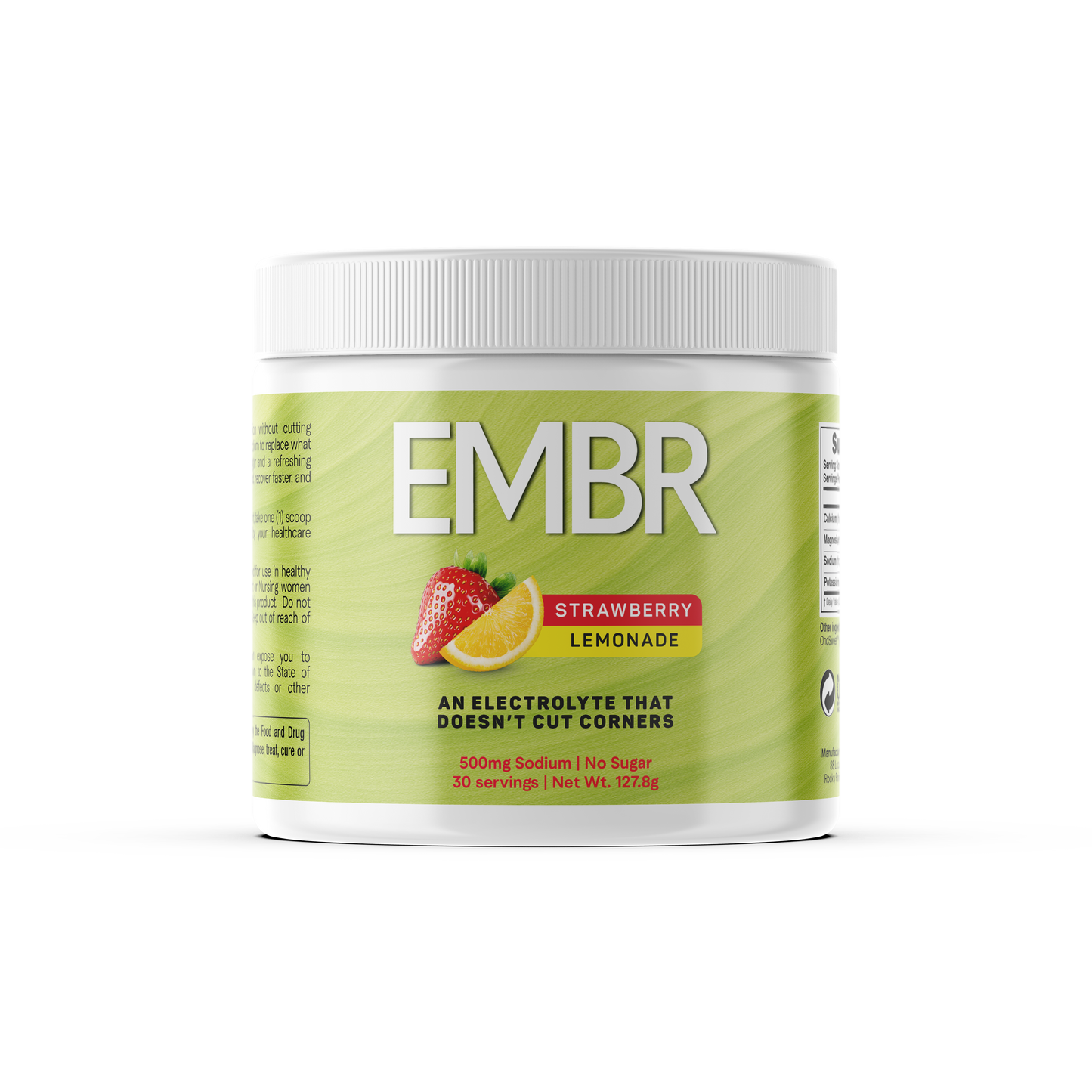 Strawberry Lemonade, Clean Electrolytes | Zero Sugar | 30 Servings