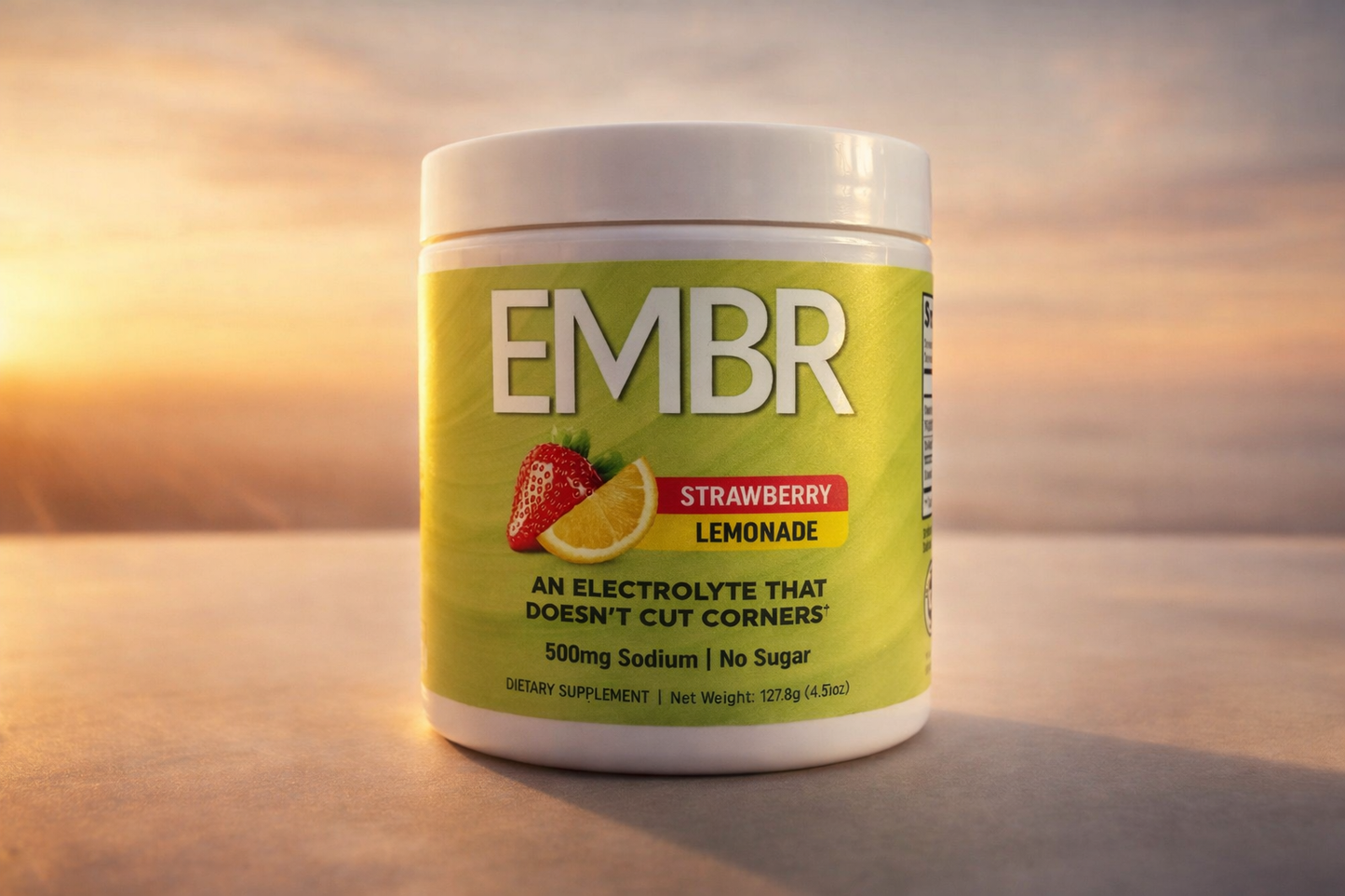 Zero Sugar Electrolytes. Strawberry Lemonade. 30 Servings