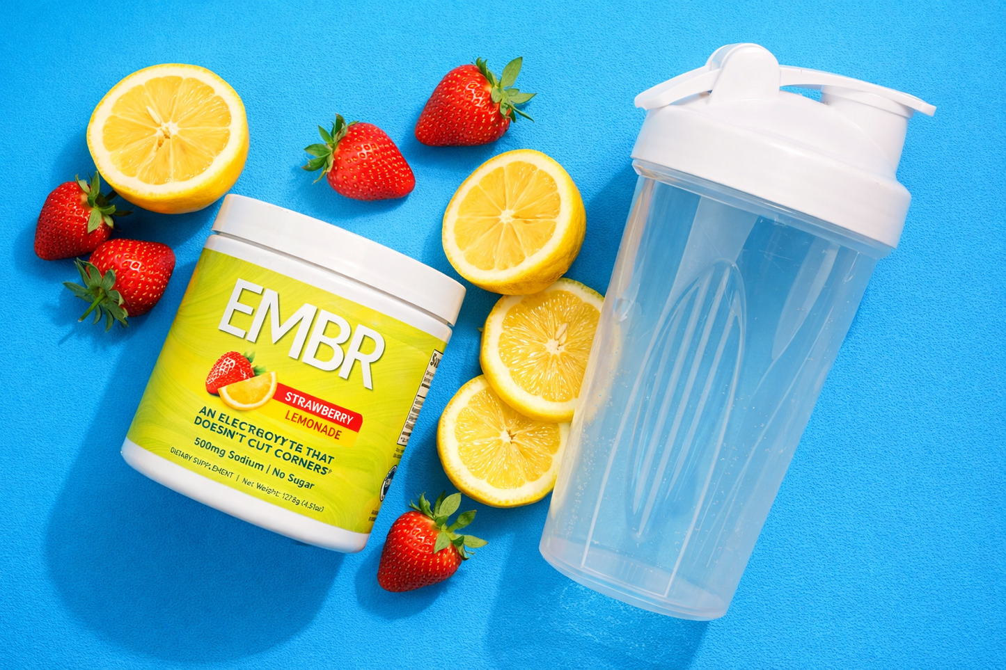 Zero Sugar Electrolytes. Strawberry Lemonade. 30 Servings